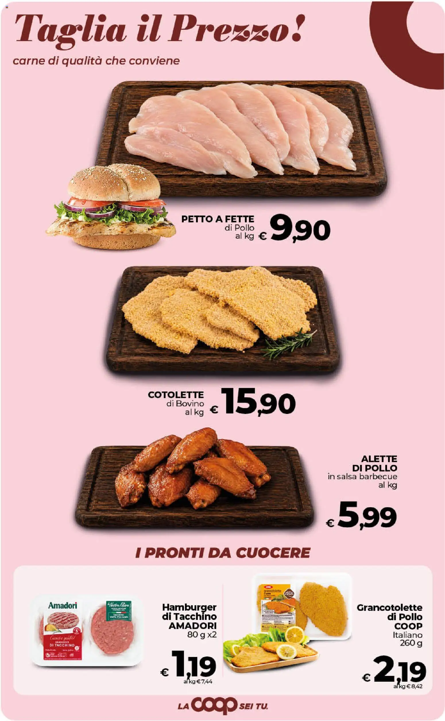 Volantino COOP del 13/10/2026 | Pagina: 8 | Prodotti: Salsa, Tacchino, Barbecue, Carne