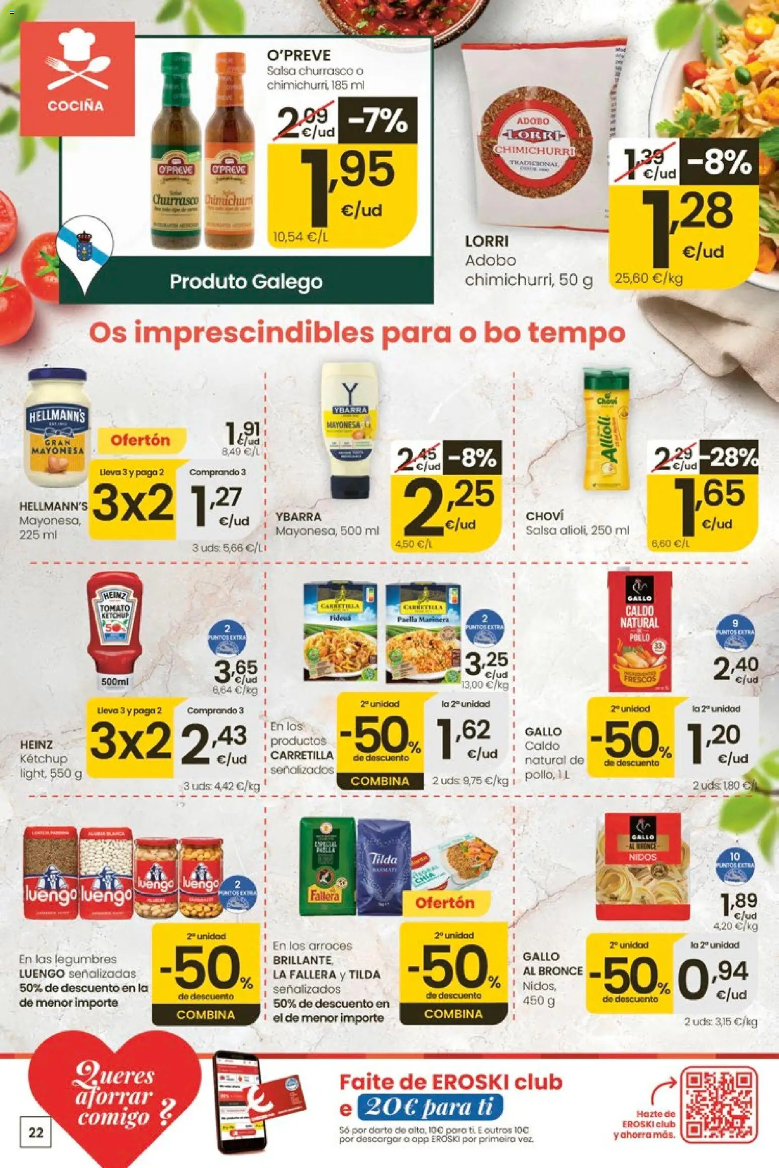 Eroski Ofertóns de verán │ válido desde el 11.06.2026 | Página: 22 | Productos: Οθόνη προβολής, Cocina