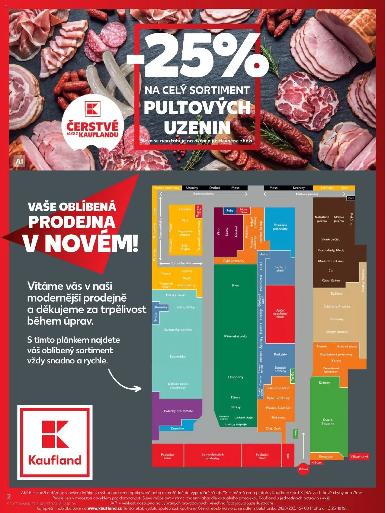 Kaufland leták - Plzeň Bory od 30.09.2026 | Strana: 2 | Produkty: Zmrzliny, Ocet, Ubrousky, Potraviny