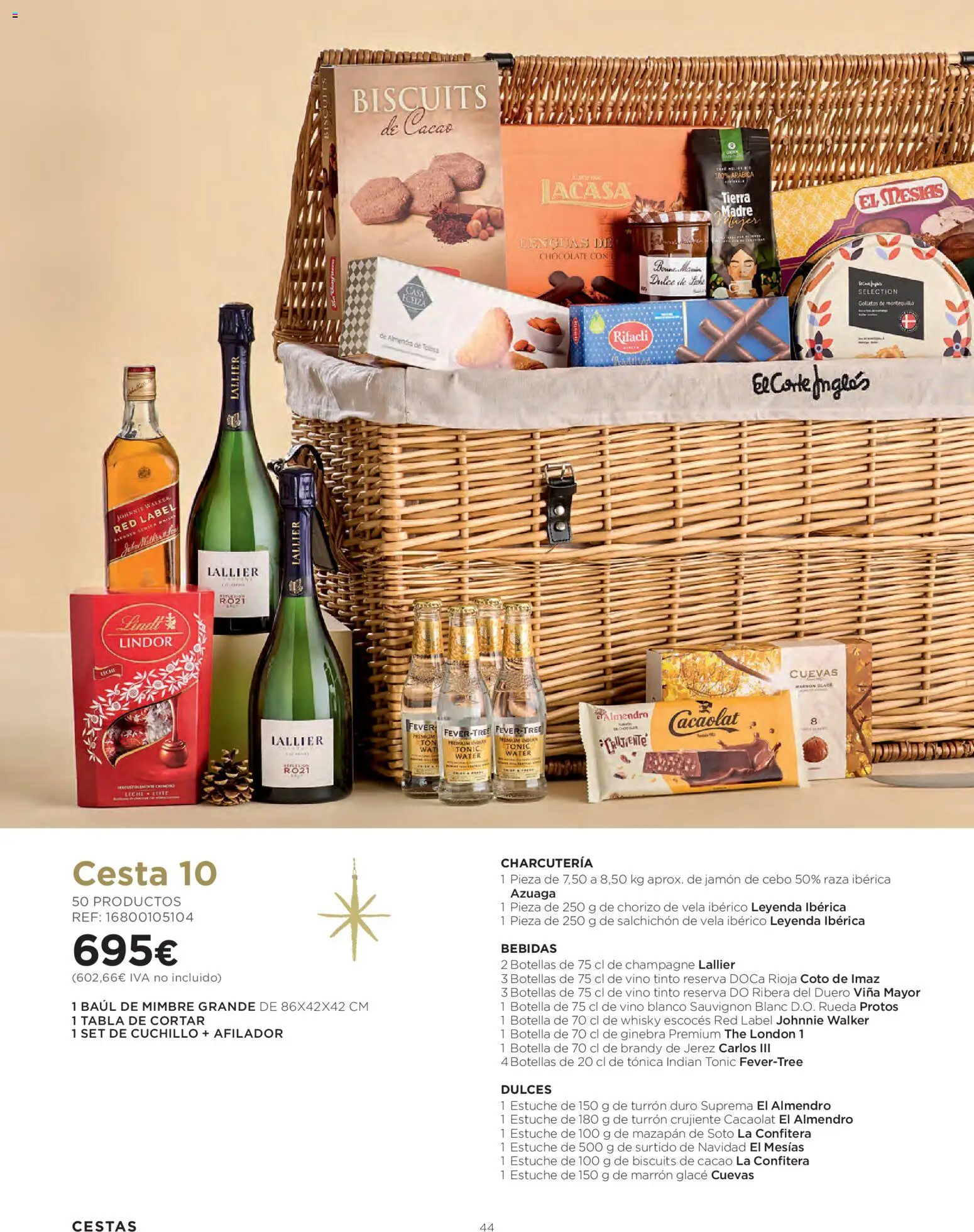 Hipercor - Cestas de Navidad Cataluňa │ válido desde el 08/10/2026 | Página: 44