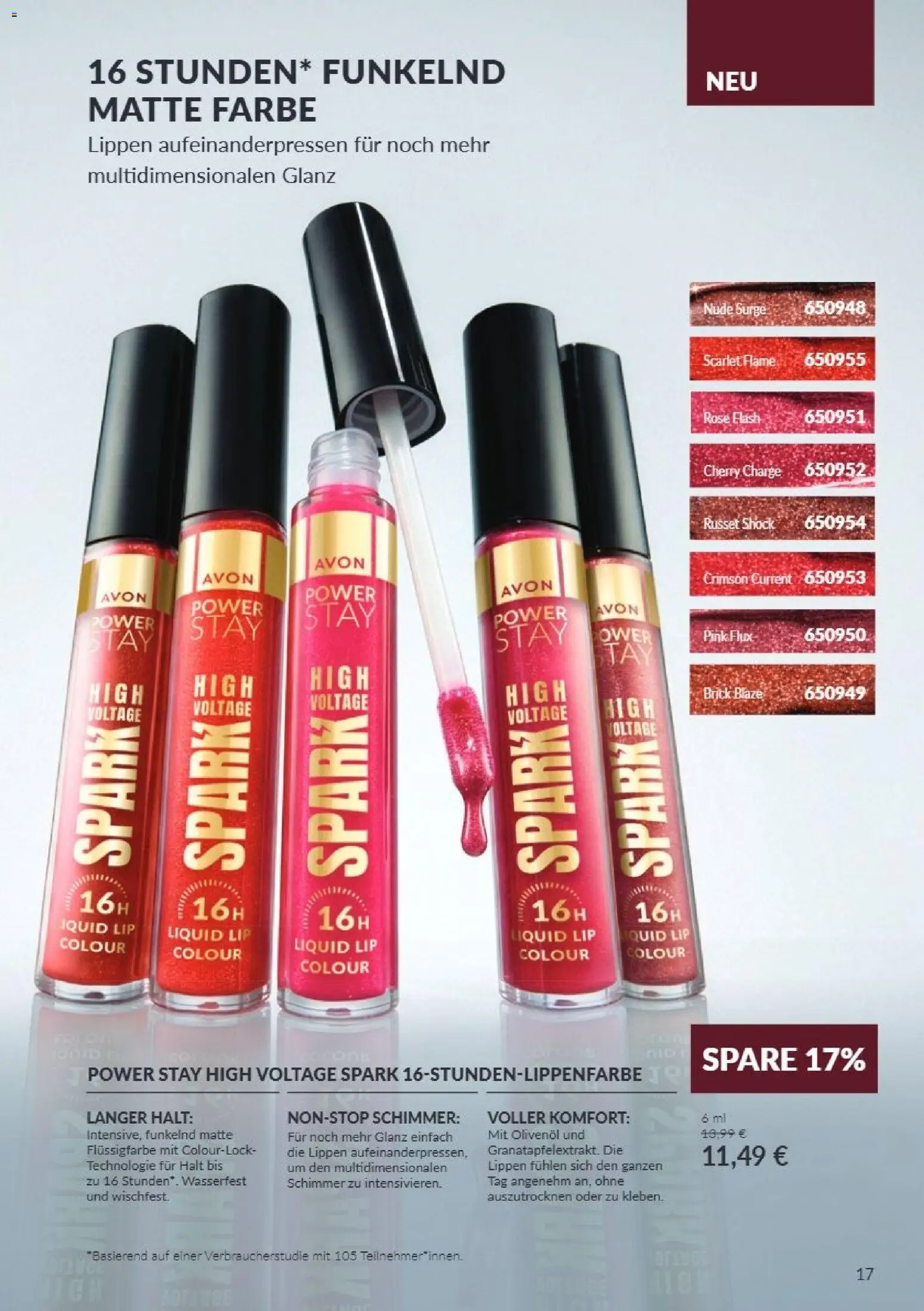 AVON Katalog Oktober 2026 – gültig ab 01.10.2026 | Seite: 17 | Produkte: Olivenol