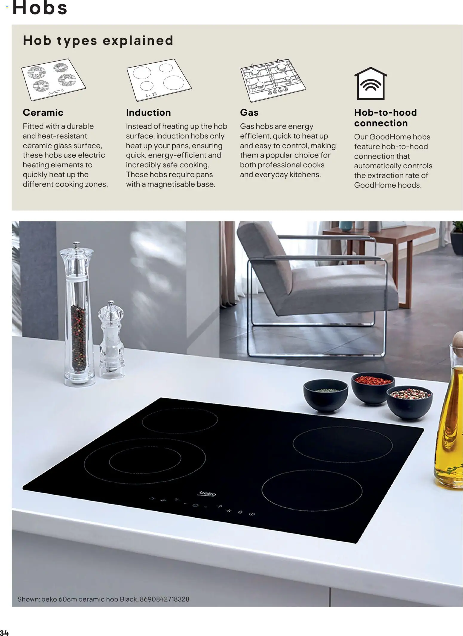 {H1} | Page: 34 | Products: Gas hobs, Hob