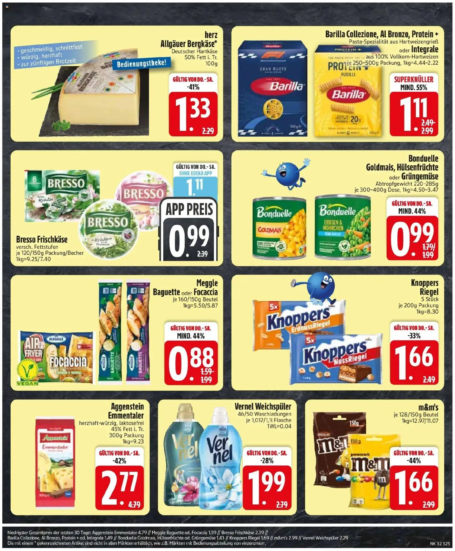 Edeka Prospekt Straßkirchen (ab 03.08.2026) » Angebote Online | Seite: 27 | Produkte: M&M's, Weichspüler, Erbsen, Vernel