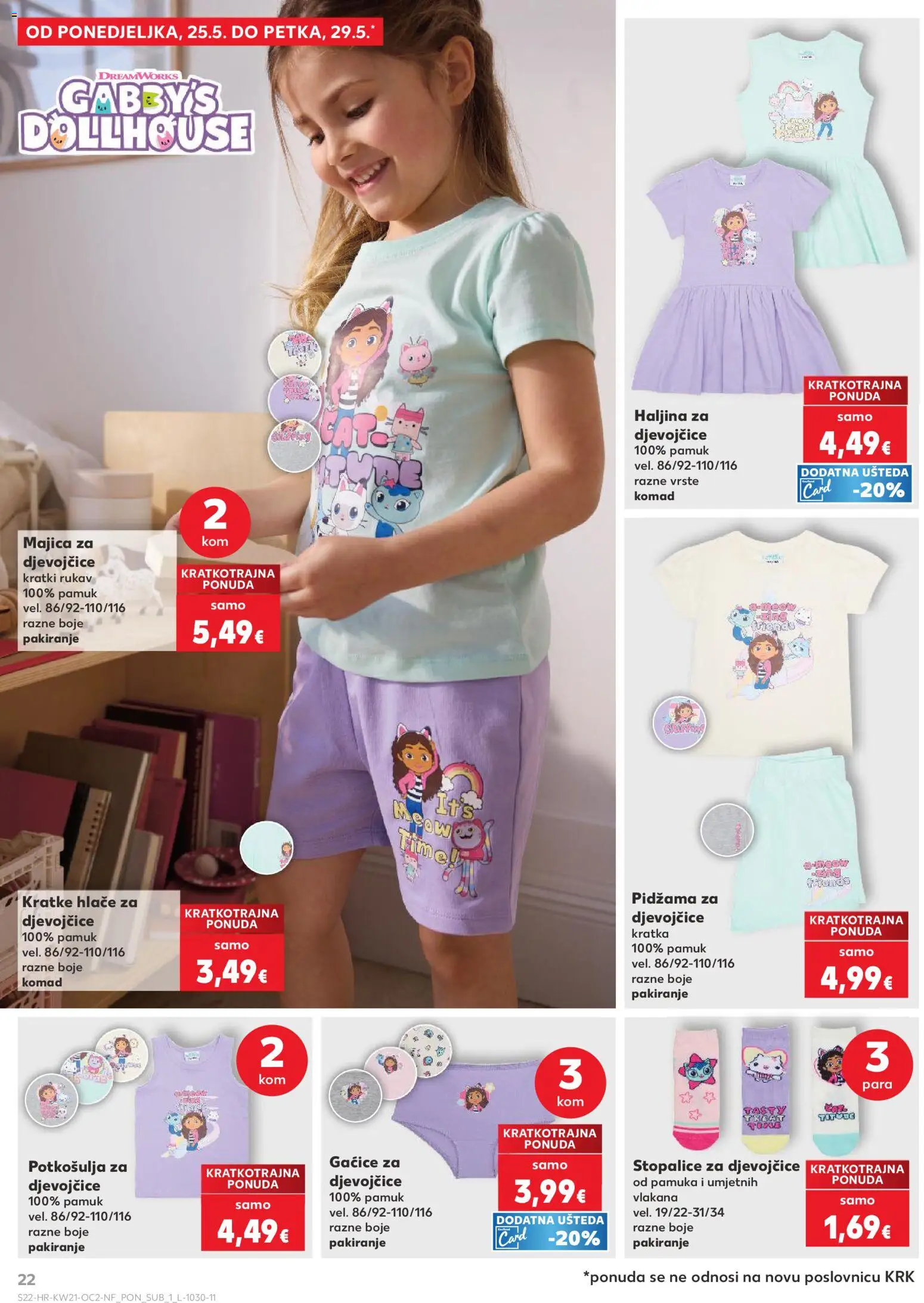 Kaufland katalog | vrijedi od 20.05.2026 | Stranica: 22 | Proizvodi: Majica, Hlače, Kratke hlače, Haljina