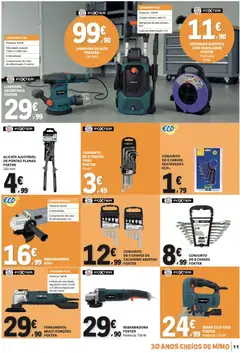 Pré-visualização E.Leclerc - Folheto Não Alimentar válido de 13/08/2026 | Página: 11 | Produtos: Cabo, Alicate, Extensão elétrica, Mangueira