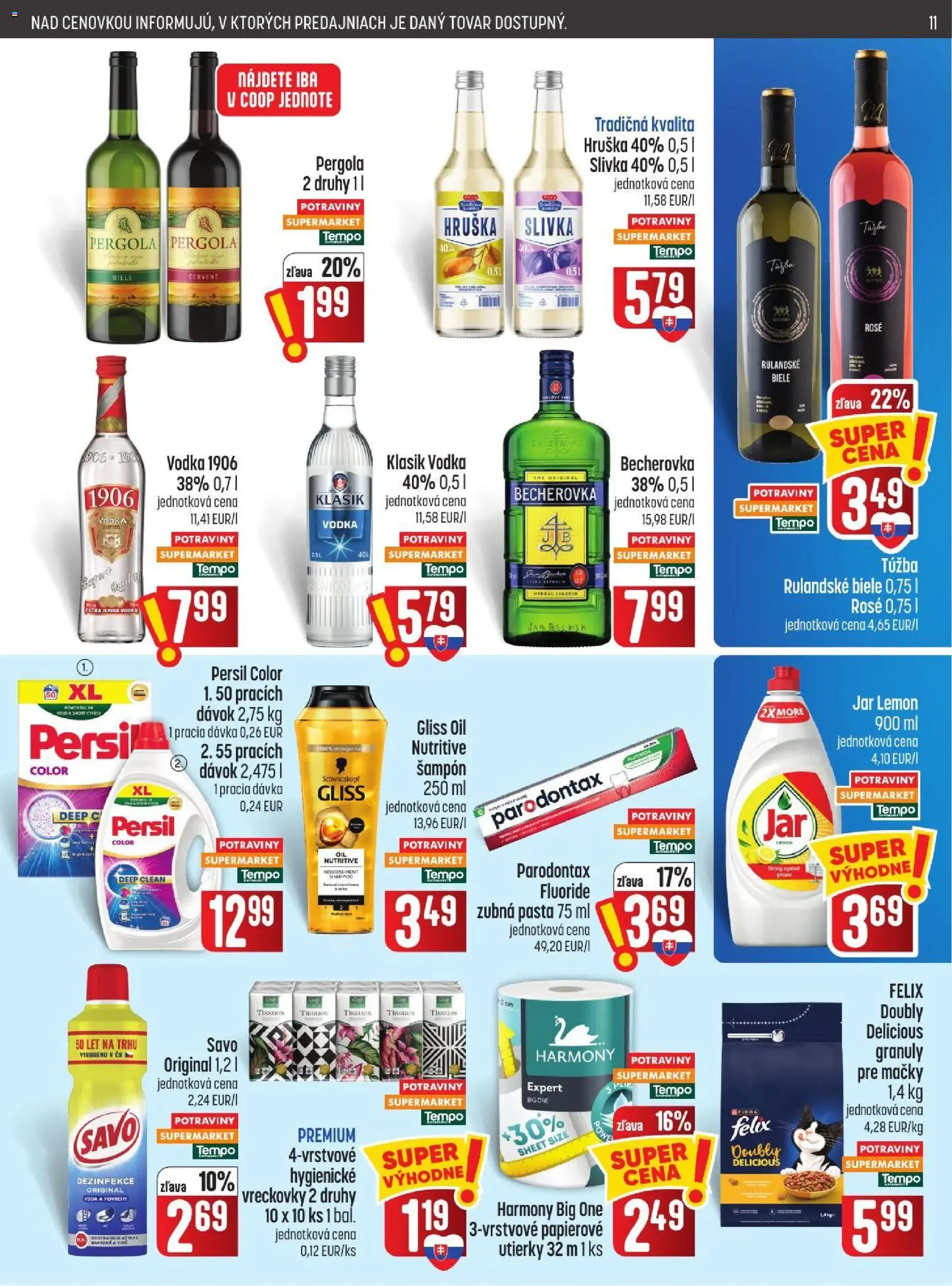 Nové COOP Jednota akcie – leták je platný od 22.10.2026 | Strana: 11