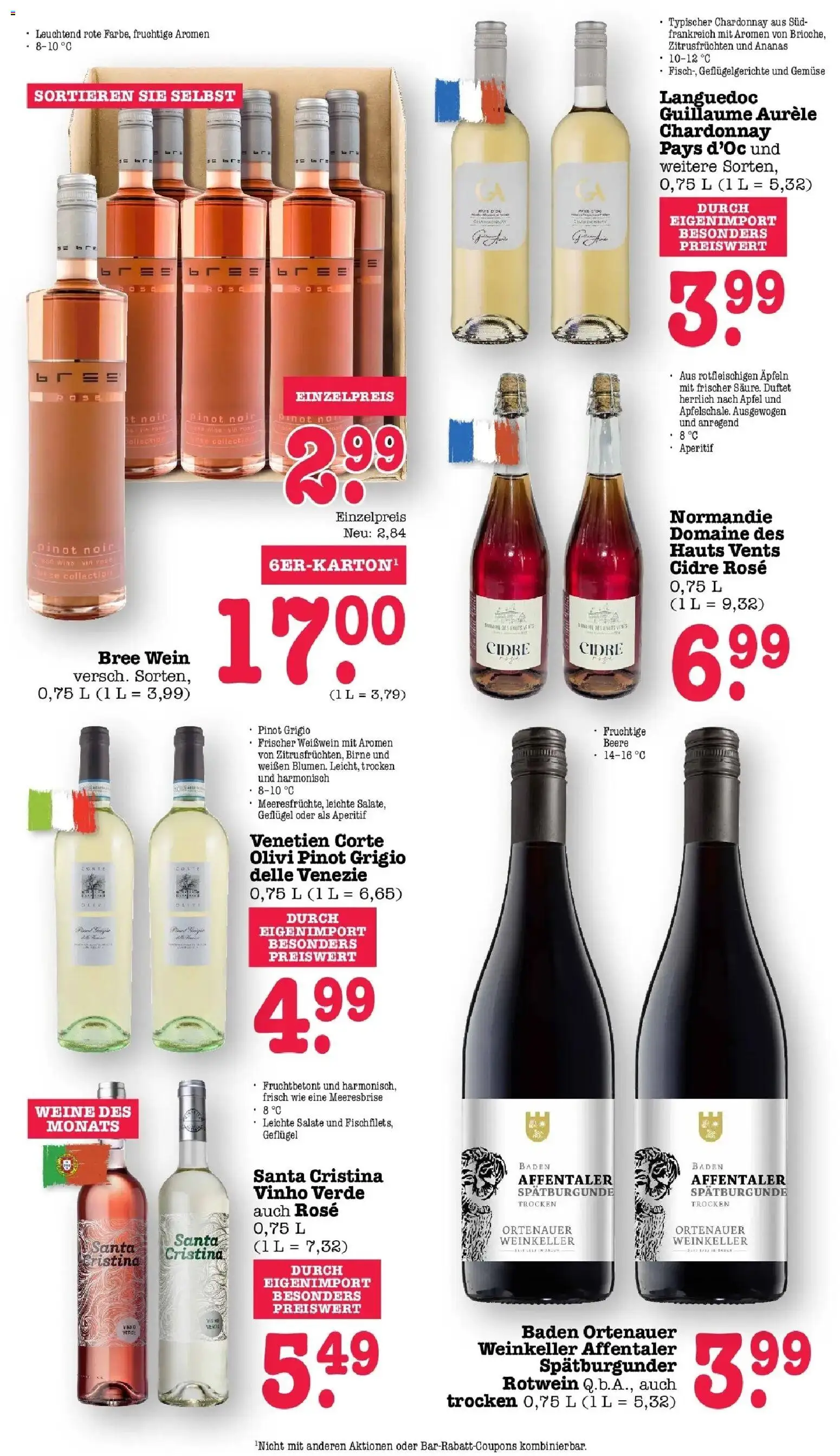 Edeka Prospekt Bühlertal (ab 10.08.2026) » Angebote Online | Seite: 57 | Produkte: Rotwein, Bree, Äpfel, Ananas
