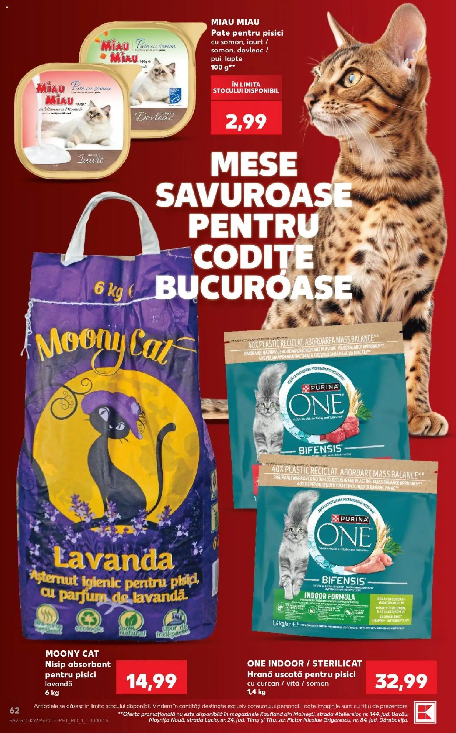 Kaufland RO akciós ujság - amely érvényes a következő dátumtól: 2026.09.23. | Oldal: 62 | Termékek: Parfüm, Purina