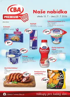 Náhled letáku CBA leták - Premium od 15.07.2026