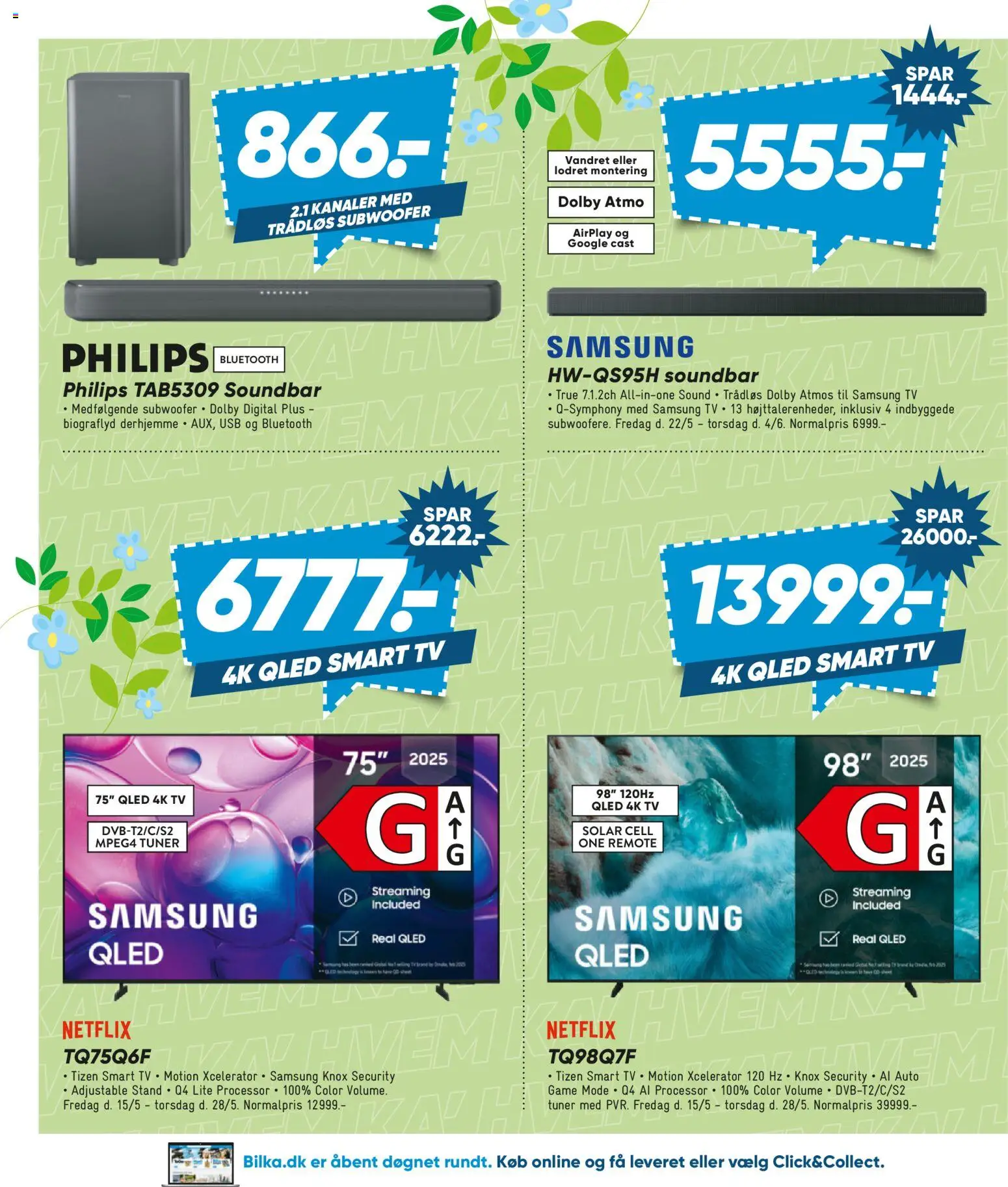 Bilka tilbudsavis – gyldig fra 22.05.2026 | Side: 36 | Produkter: Processor, Soundbar, USB, TV