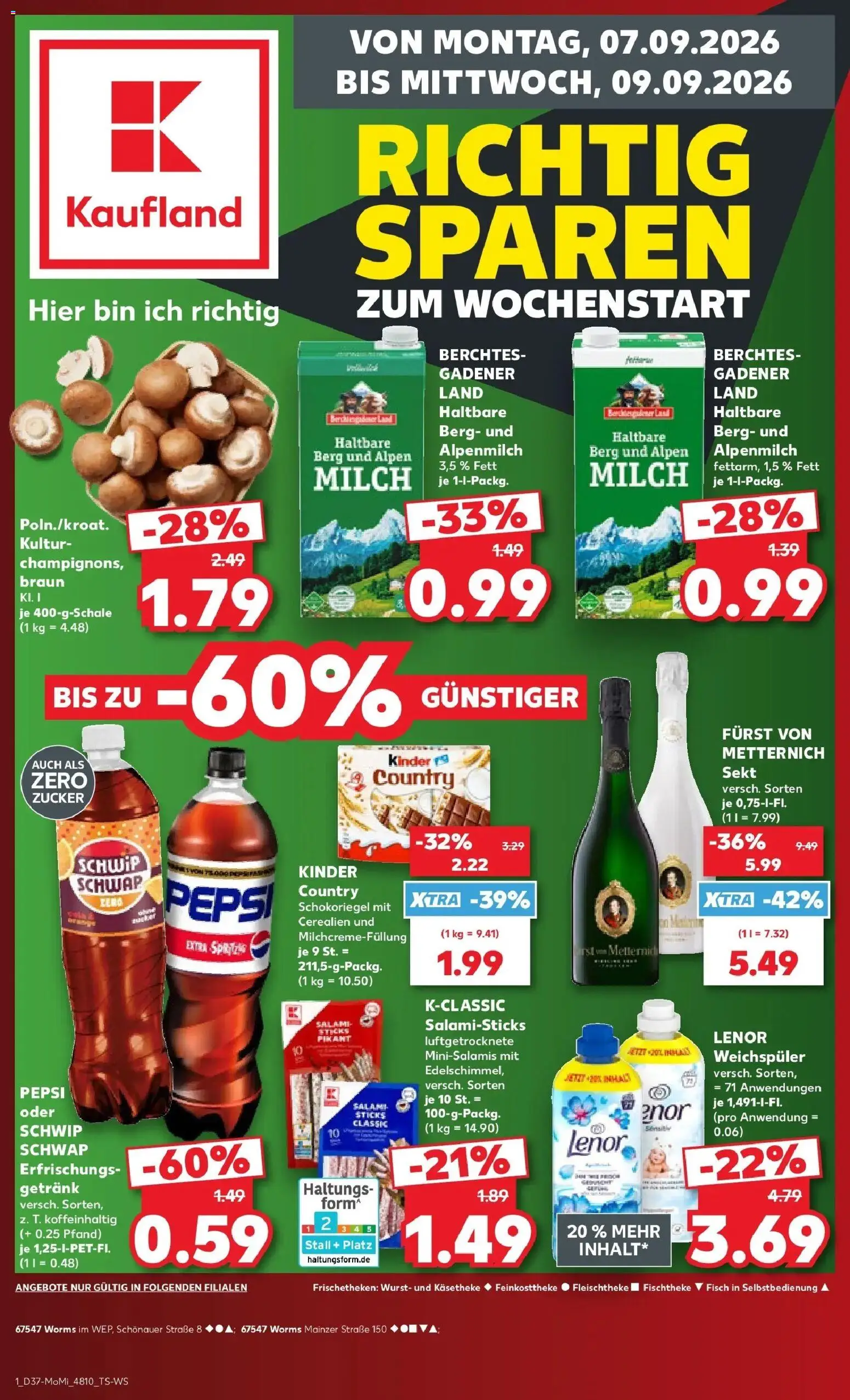 Prospekt Kaufland ab 07.09.2026 » Angebote Online zum Blättern | Seite: 1