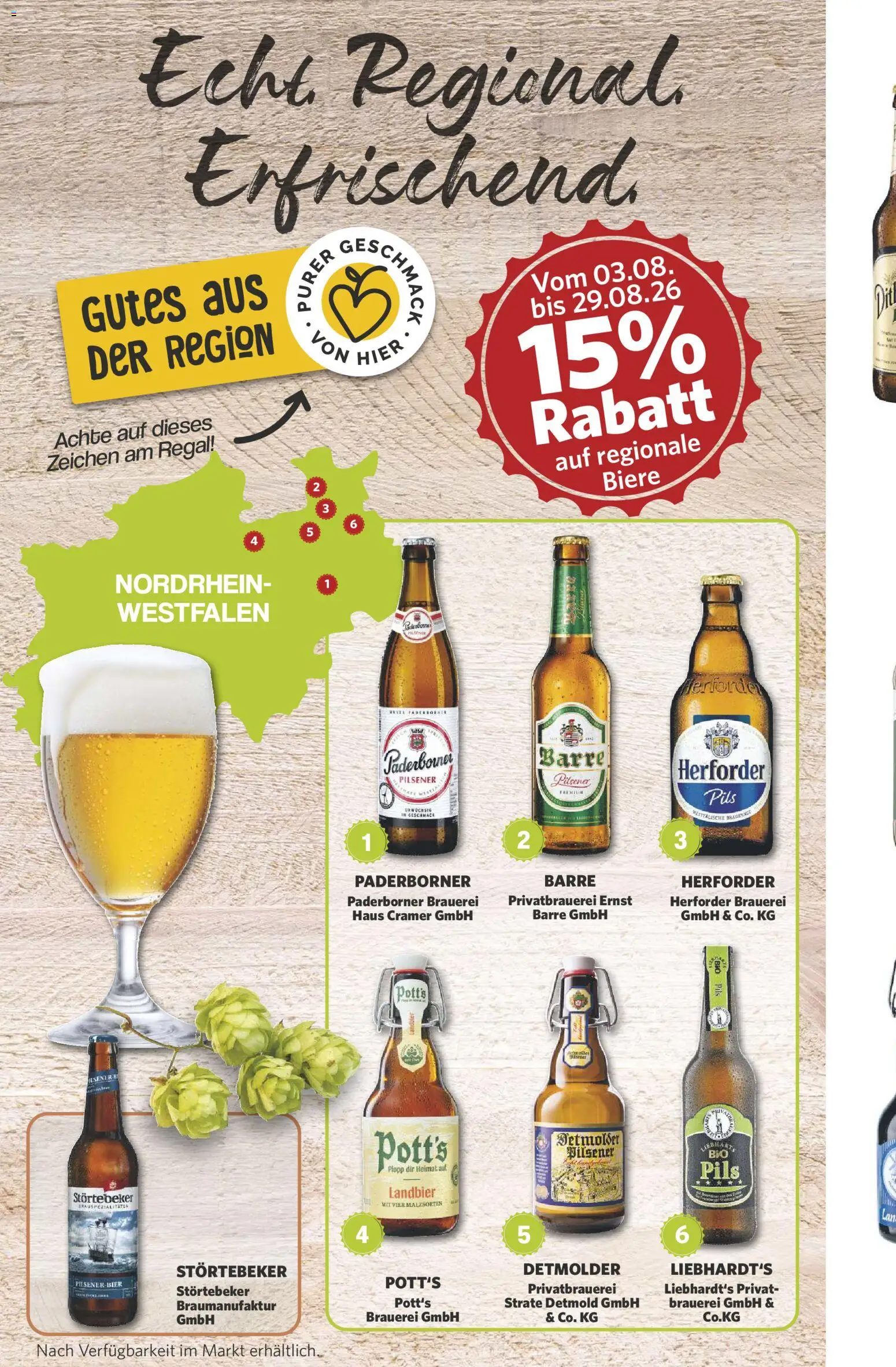Combi Prospekt – gültig ab 17.08.2026 | Seite: 20 | Produkte: Bier, Regal, Pils
