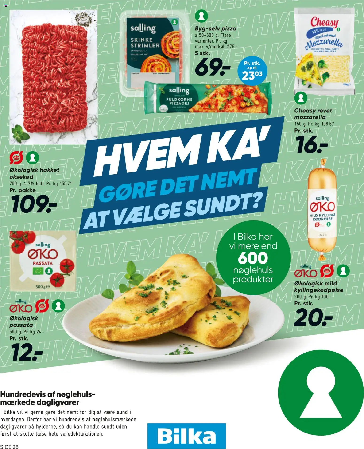 Bilka tilbudsavis – gyldig fra 29.05.2026 | Side: 38 | Produkter: Pizza, Oksekød, Pizzadej, Mozzarella