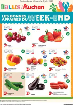 Auchan - Prévisualisation de Auchan les bons plans du week-end dans votre hyper valide à partir de 04.06.2026