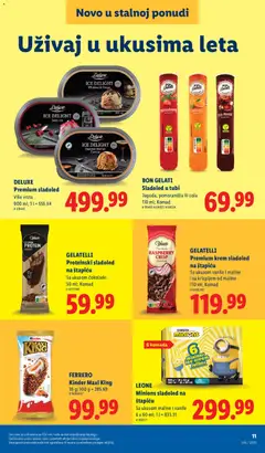 Lidl katalog Novo u stalnoj ponudi - pregled Lidl kataloga - važi od 03.08.2026 | Strana: 11