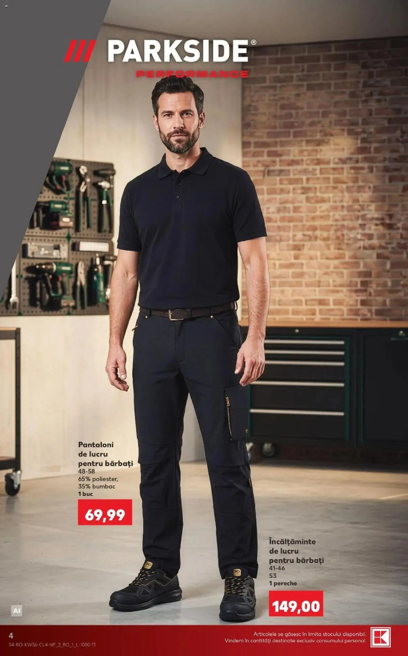 Kaufland Deva 02.09.2026 - Revista si Oferta | Pagină: 4 | Produse: Parkside, Incaltaminte, Pantaloni