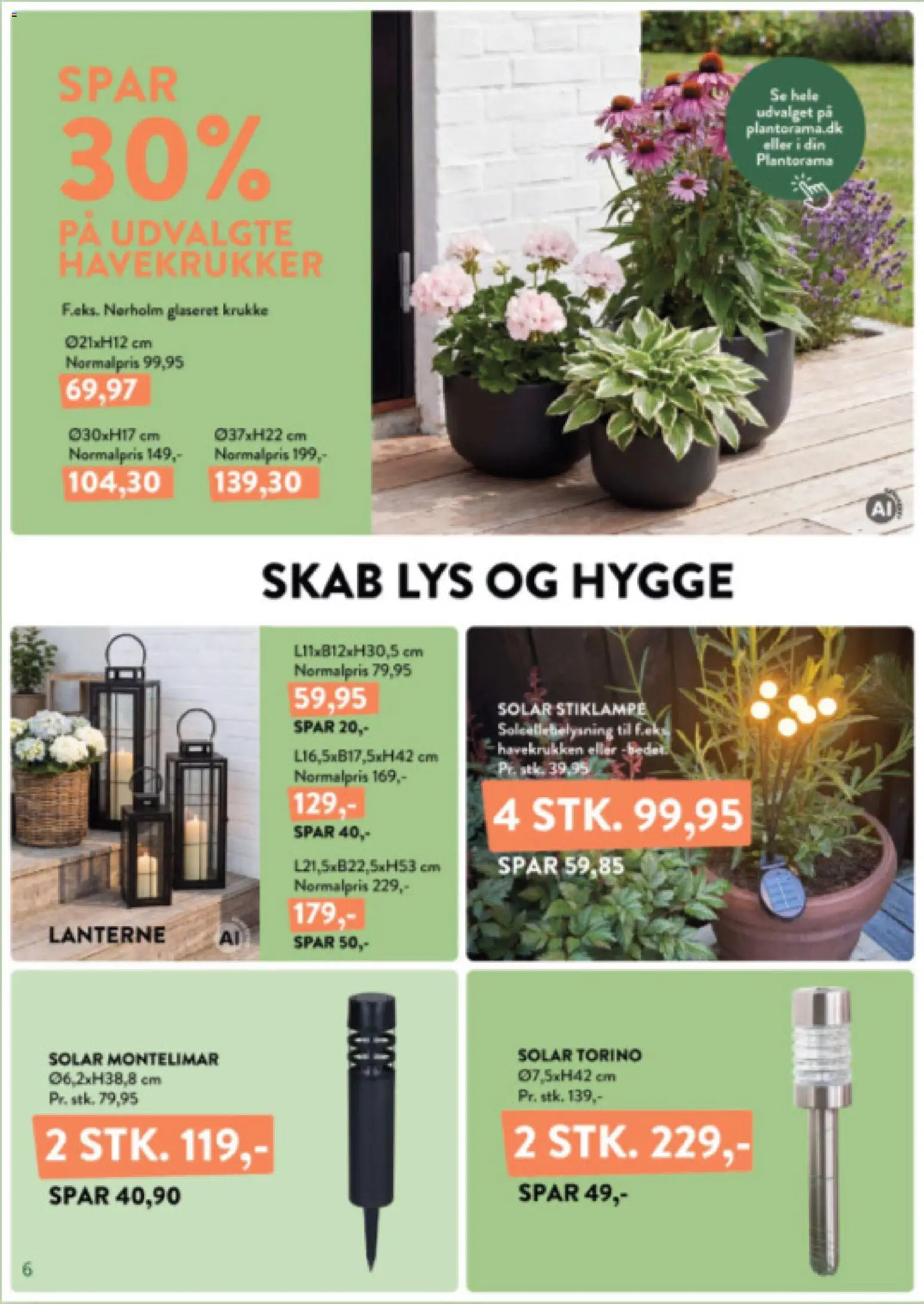 Plantorama tilbudsavis – gyldig fra 14/08/2026 | Side: 6 | Produkter: Skab, Krukke