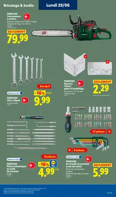 LIDL - Prévisualisation de PARKSIDE, Pinces antistatiques, ou outils, de précision, L'unité. valide à partir de 25/06/2026 | Page: 61