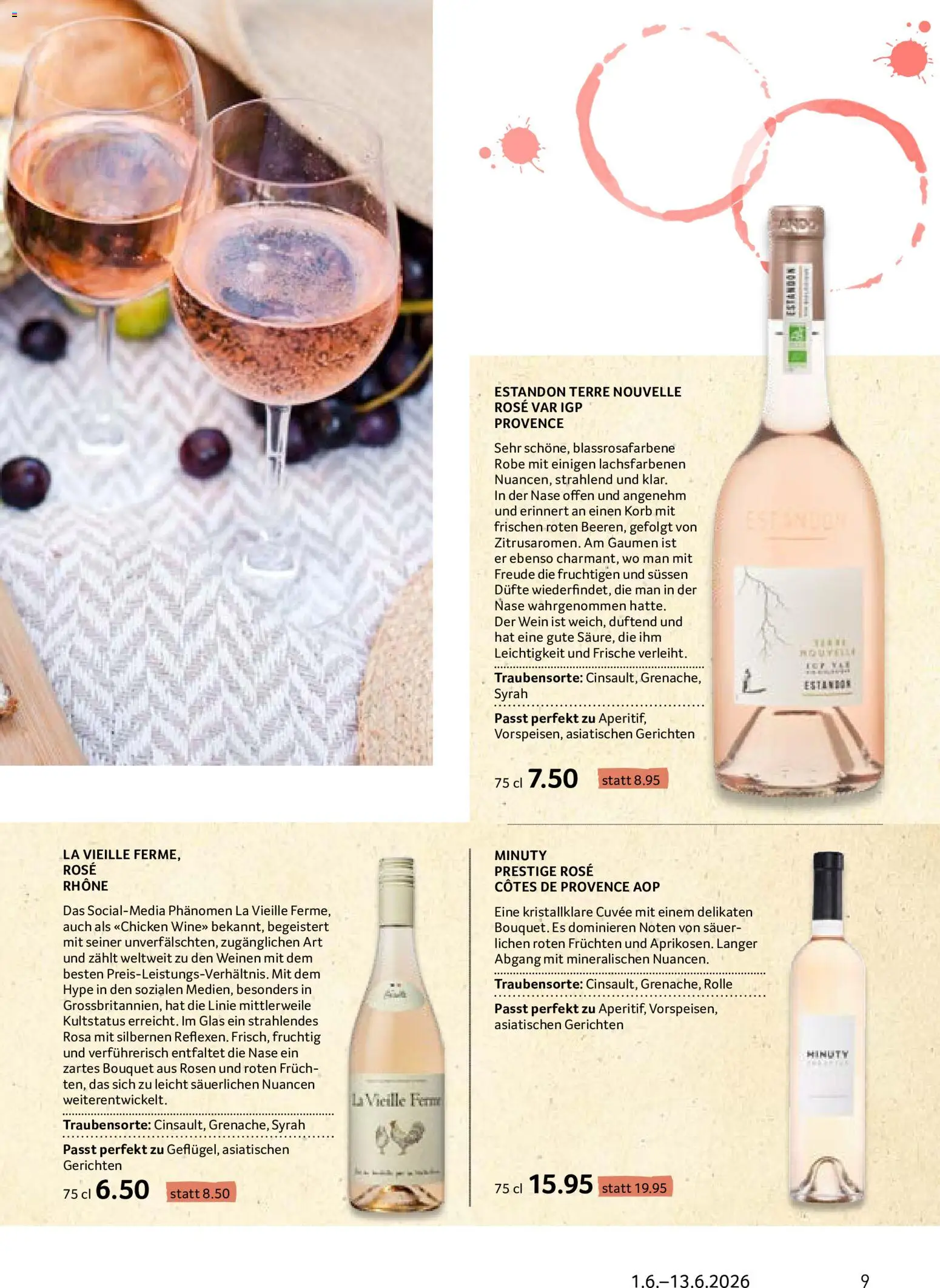 Prodega aktionen Enoteca – gültig ab 01.06.2026 | Seite: 9 | Produkte: Korb, Wein