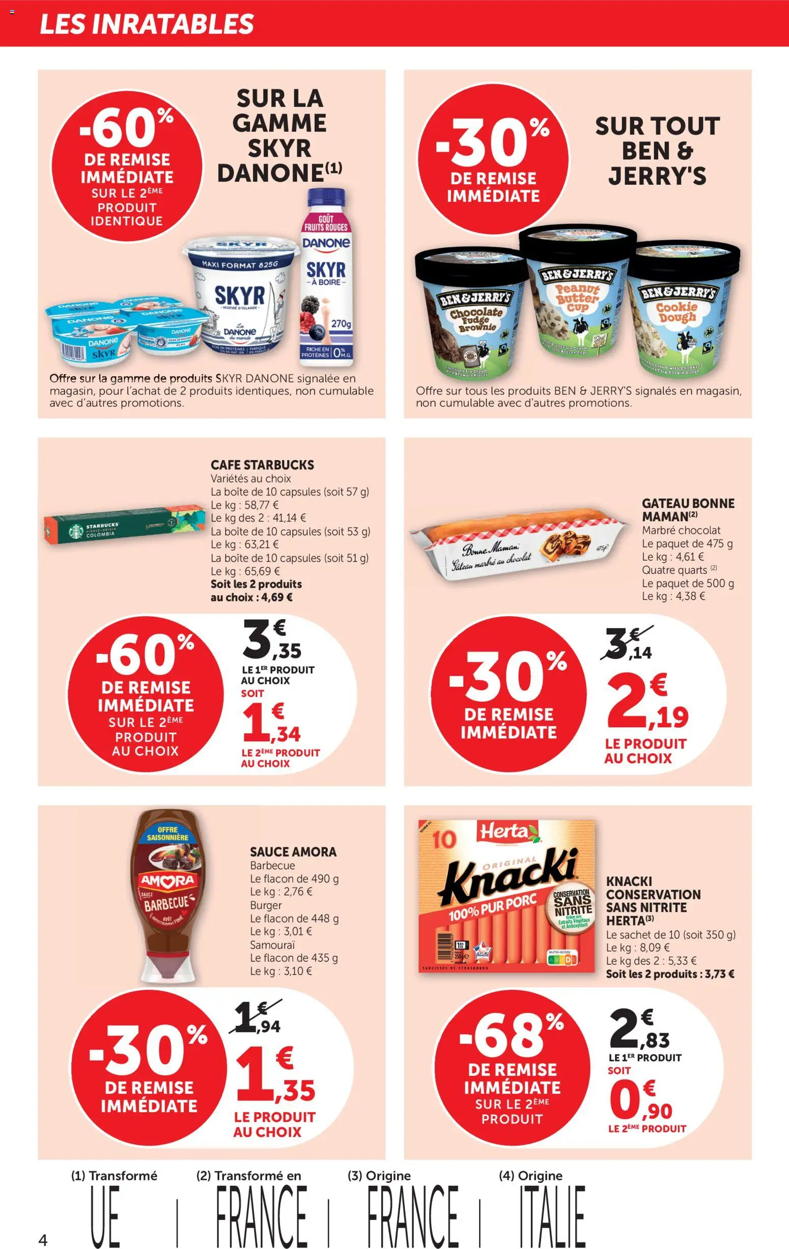 {H1} | Page: 4 | Produits: Barbecue, Capsules, Fruits, Skyr