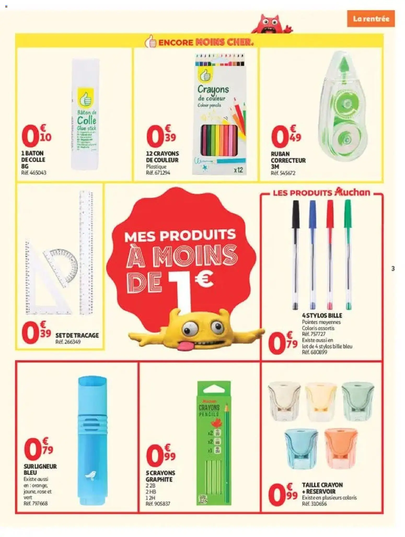 {H1} | Page: 3 | Produits: Highlighter, Crayon, Crayons de couleur, Surligneur