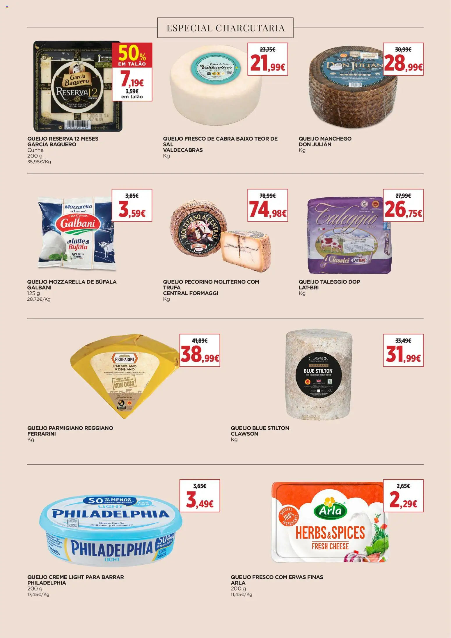 El Corte Ingles folheto │ válido de 16/10/2026 | Página: 16 | Produtos: Queijo creme, Queijo, Queijo Parmigiano Reggiano, Creme