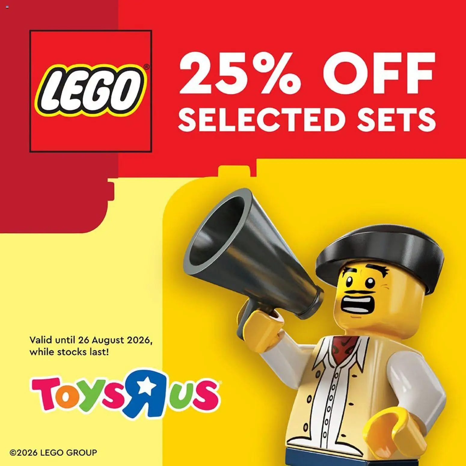 New Toys R Us catalogue – valid from 18/08/2026 | Page: 1 | Products: Toys, LEGO