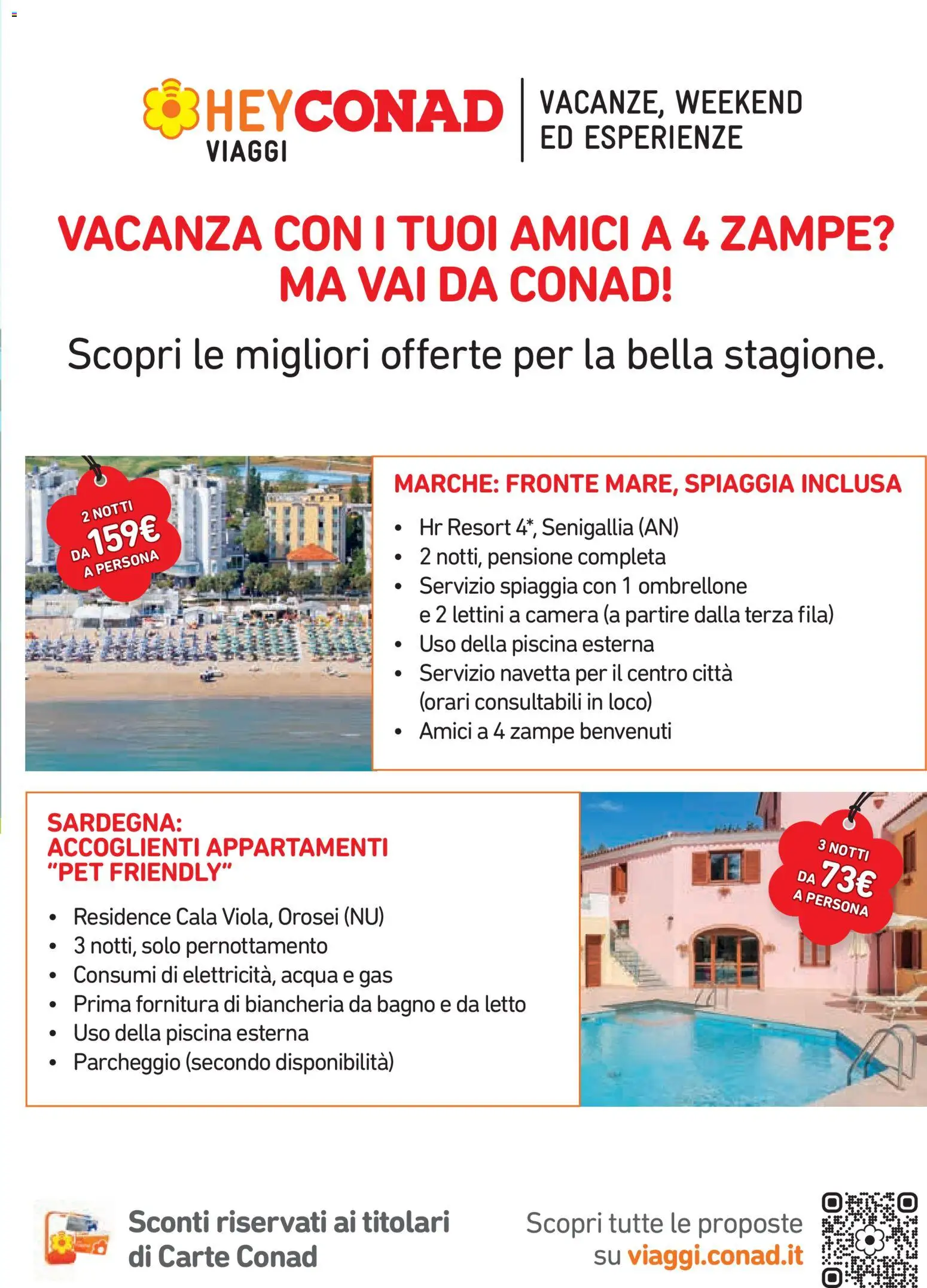 Volantino Conad del 23.04.2026 | Pagina: 3 | Prodotti: Ombrellone, Acqua, Piscina, Bagno