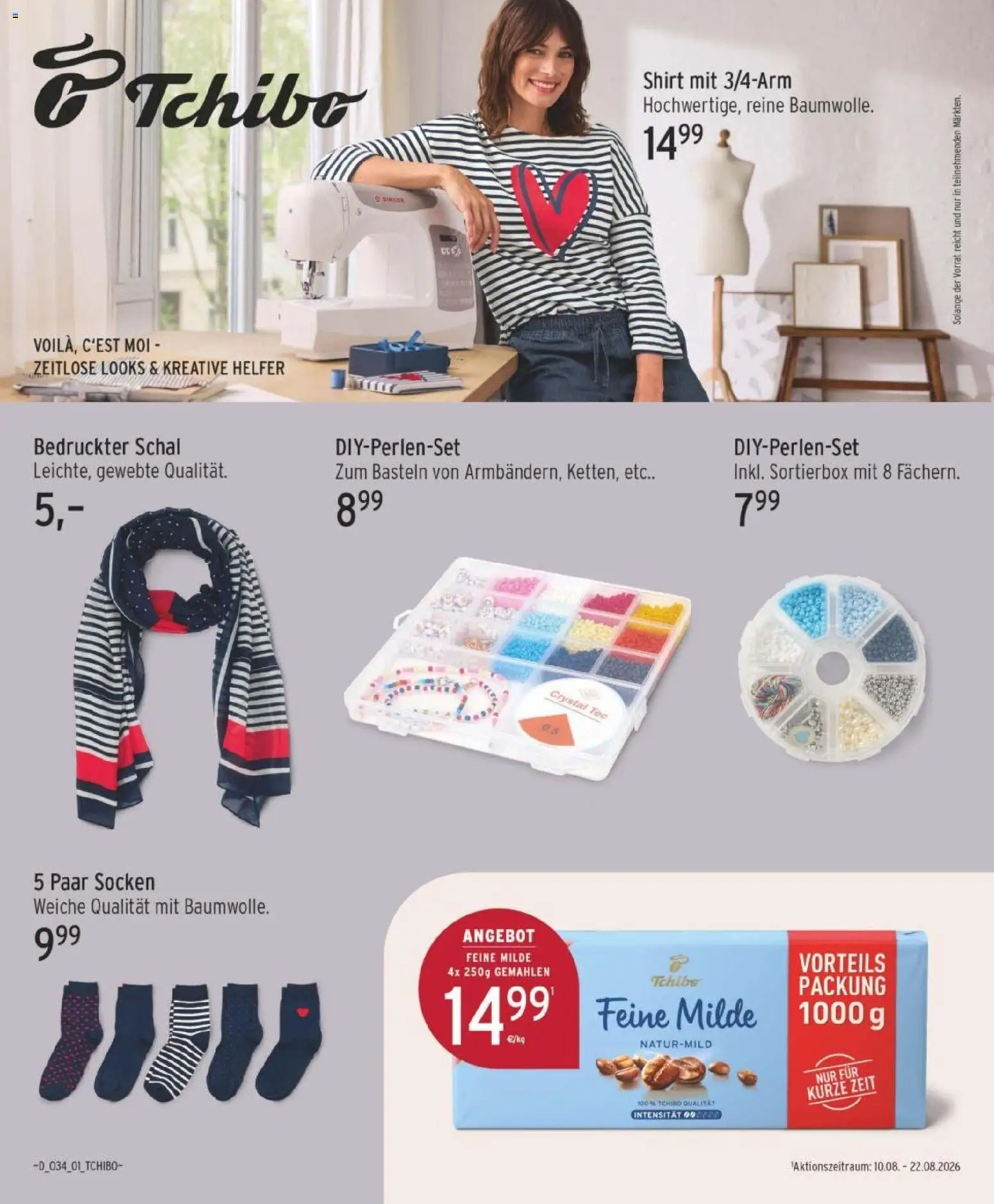 Edeka Prospekt Hannover – gültig ab 17.08.2026 | Seite: 24 | Produkte: Shirt, Socken, Schal