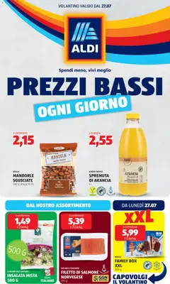 Anteprima del volantino Aldi volantino valido a partire dal 27/07/2026