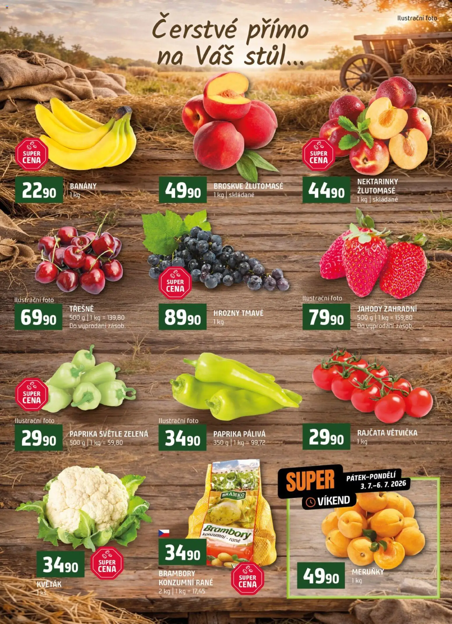 Terno leták od 01.07.2026 | Strana: 6 | Produkty: Rajčata, Jahody, Broskve, Hrozny