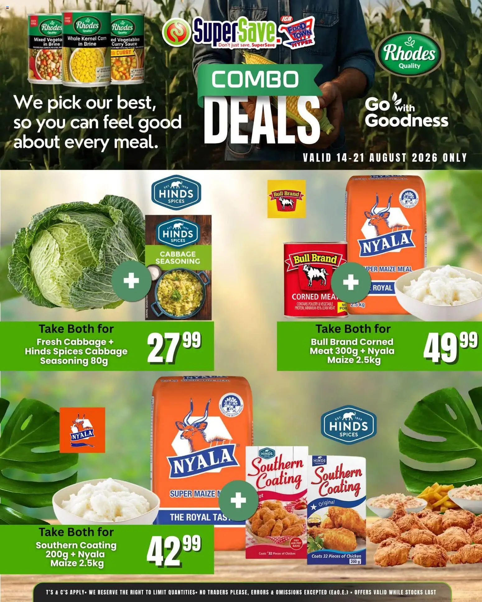 New Super Save catalogue – valid from 18/08/2026 | Page: 29 | Products: Maize meal, Chicken, Pork, Sauce
