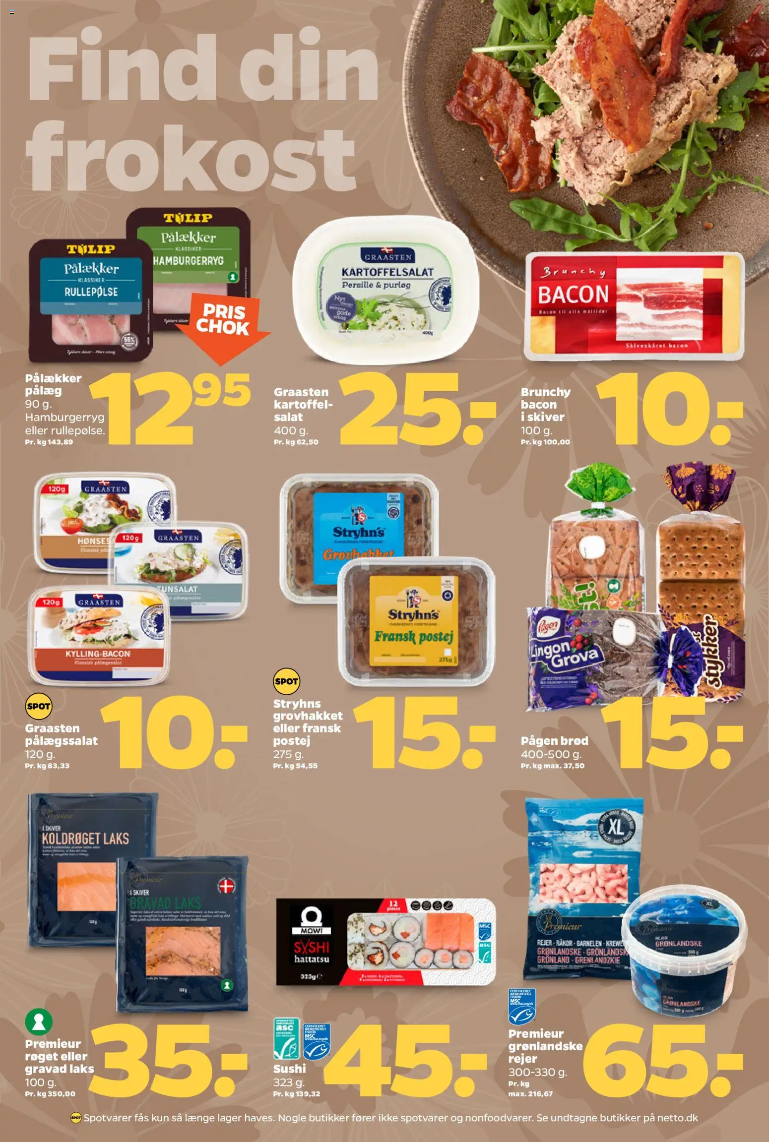 Netto tilbudsavis – gyldig fra 13.06.2026 | Side: 8 | Produkter: Paté, Brød, Salat, Persille