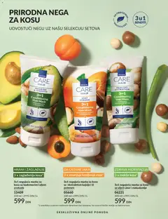 3u1 negujuća maska za kosu sa bademovim i uljem avokada, Conditioning hair mask with avocado and almond oil, nourishes and smooths hair. - pregled AVON kataloga - važi od 01.05.2026 | Strana: 202
