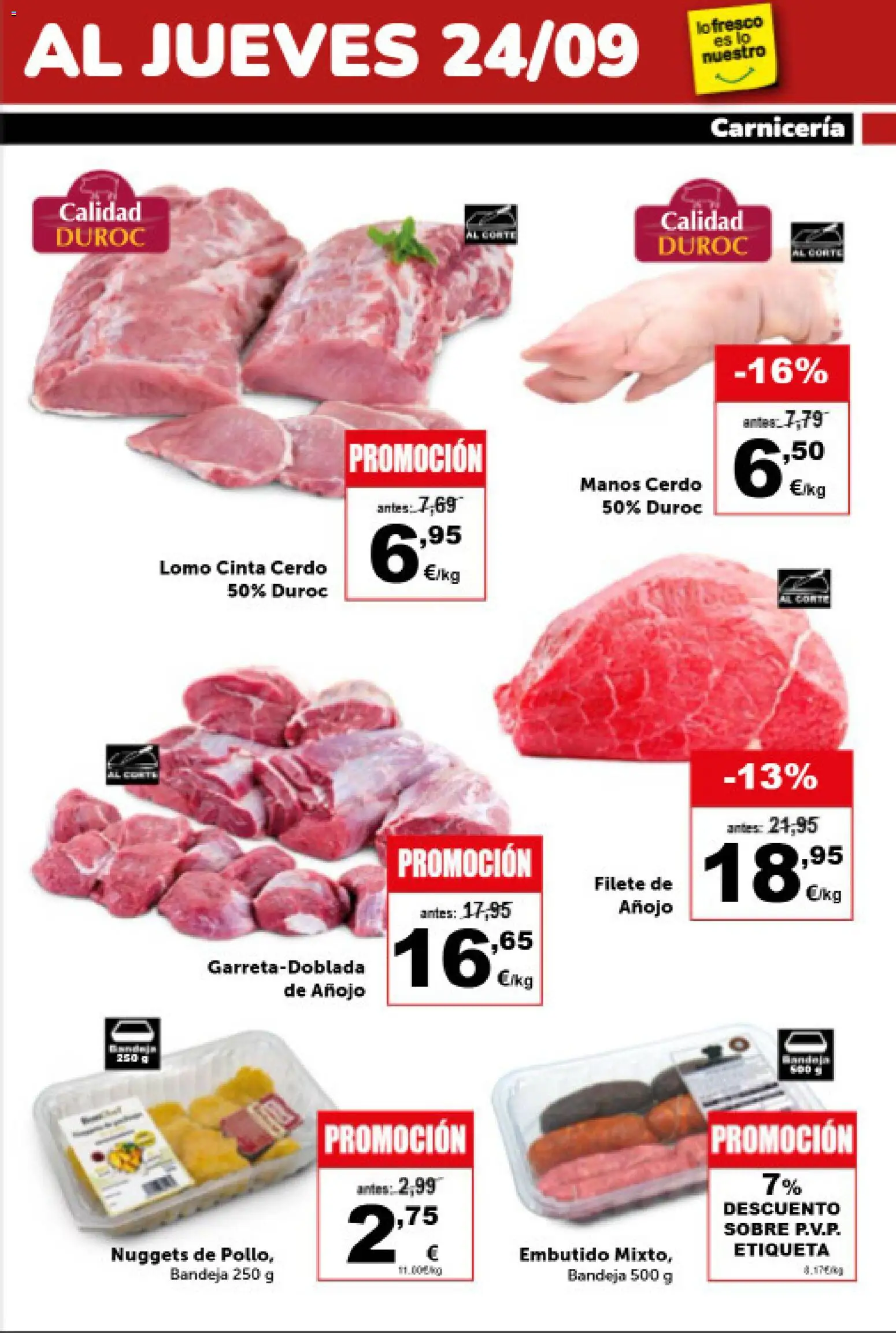 Masymas folleto │ válido desde el 18/09/2026 | Página: 3 | Productos: Lomo, Cerdo, Filete, Bandeja