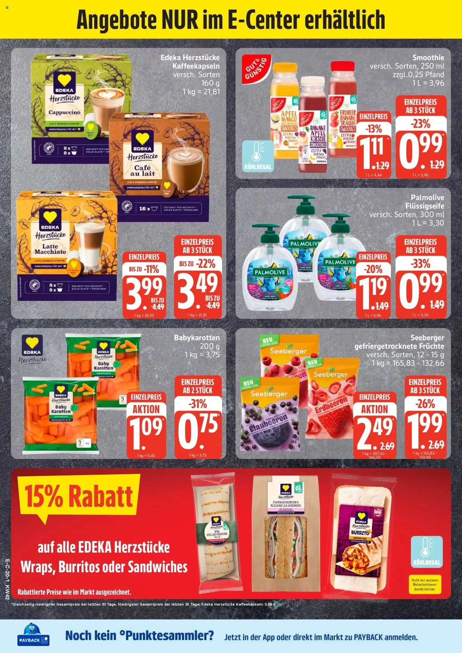 Edeka Prospekt Bremervörde (ab 12.10.2026) » Angebote Online | Seite: 30 | Produkte: Kaffee, Äpfel, Mango, Blaubeeren
