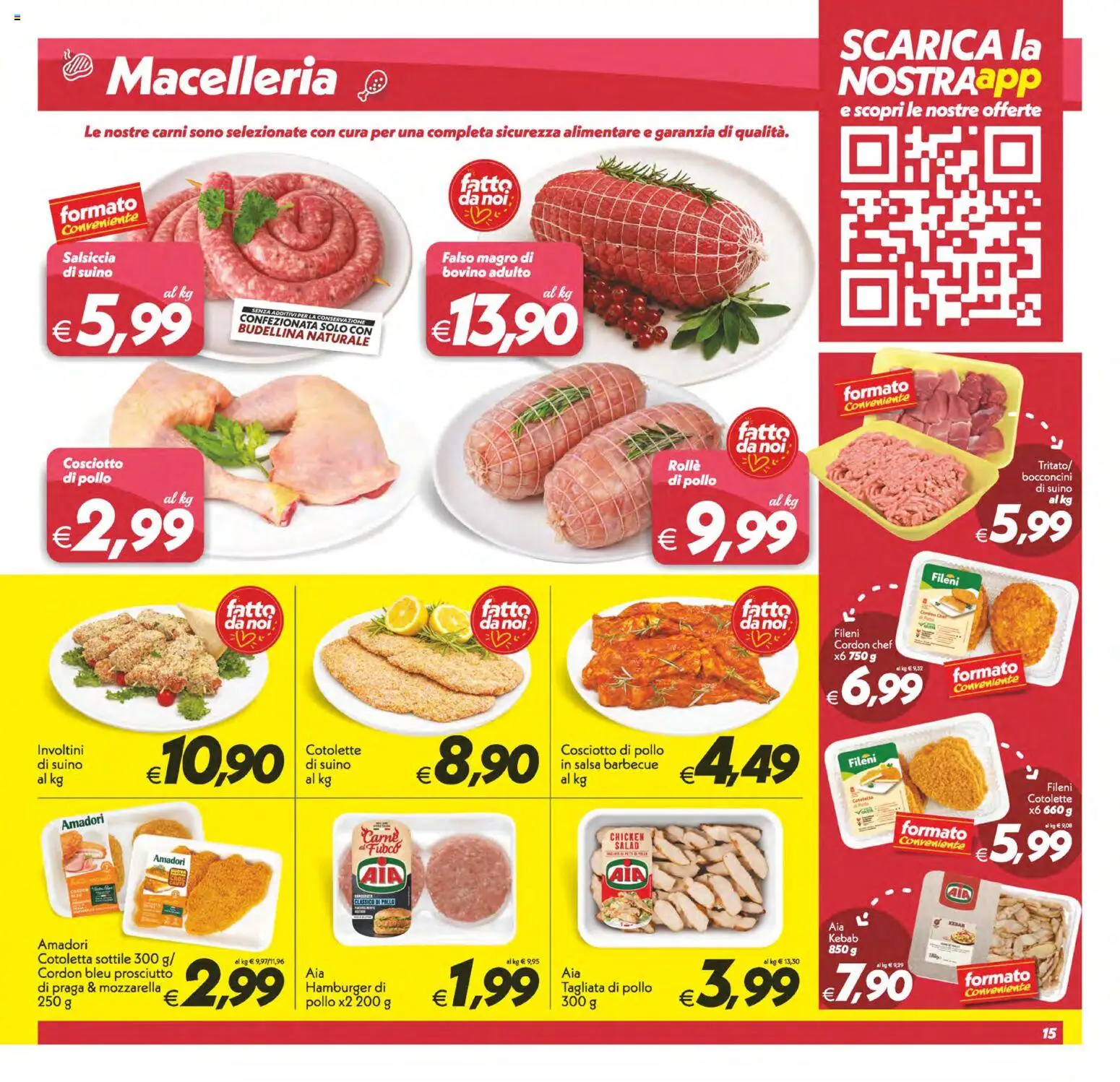 Volantino SuperConveniente del 02/10/2026 | Pagina: 15 | Prodotti: Suino, Barbecue, Prosciutto, Salsiccia