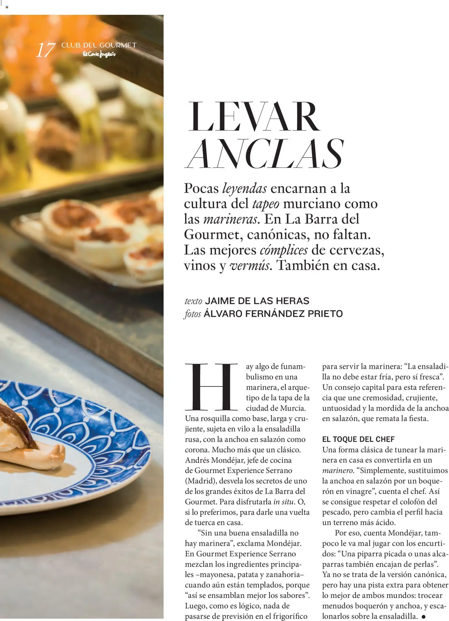 El Corte Inglés ofertas │ válido desde el 01.04.2026 | Página: 17 | Productos: Ensaladilla, Zanahoria, Cocina, Anchoa