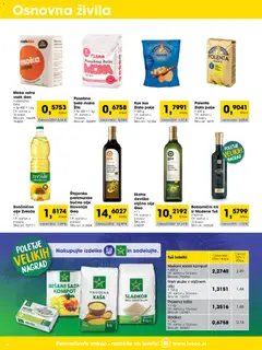 Tuš katalog akcije – veljaven od 01.08.2026 | Stran: 8 | Izdelki: Oljčno olje, Bučno olje, Olje, Sladkor