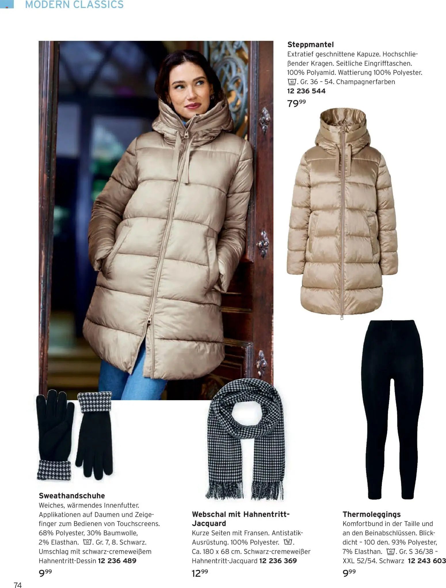 Angebote Tchibo – gültig ab 01.11.2026 | Seite: 74 | Produkte: Steppmantel