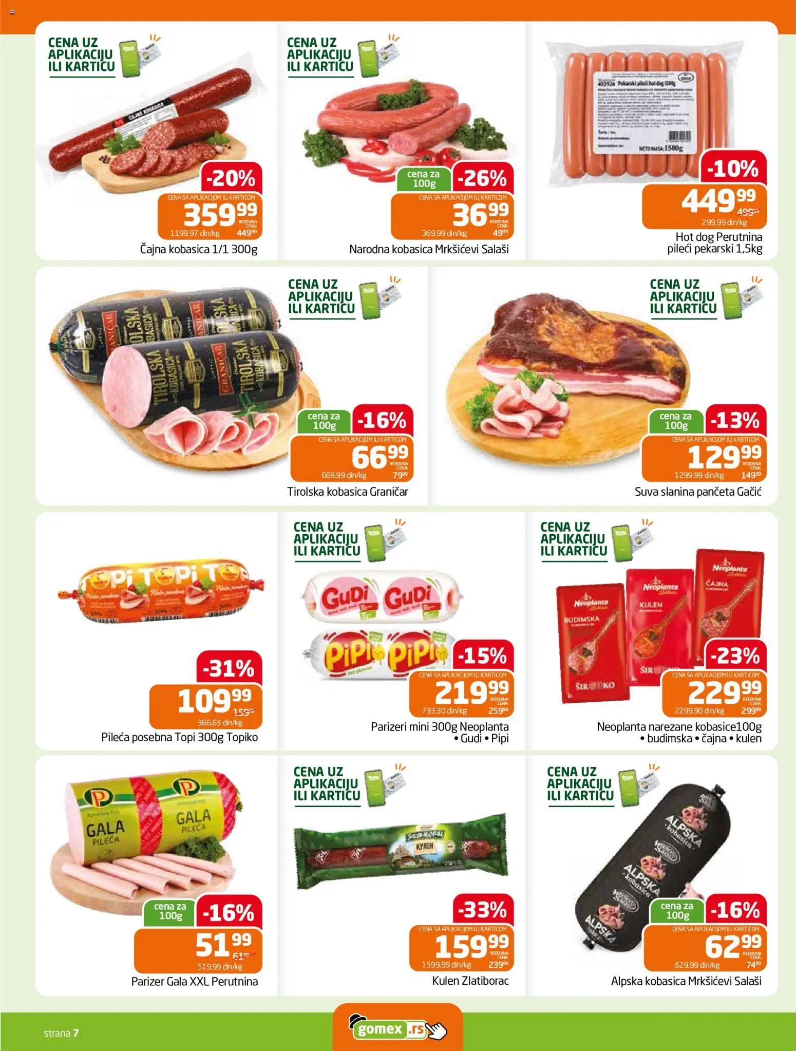 Gomex katalog - važi od 02.09.2026 | Strana: 7