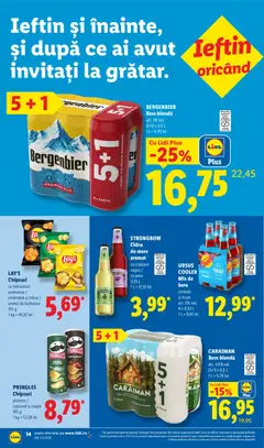 Ofertele Lidl valabile de la 07.09.2026 | Pagină: 14 | Produse: Zmeură, Mărar, Ursus cooler, Ceapă