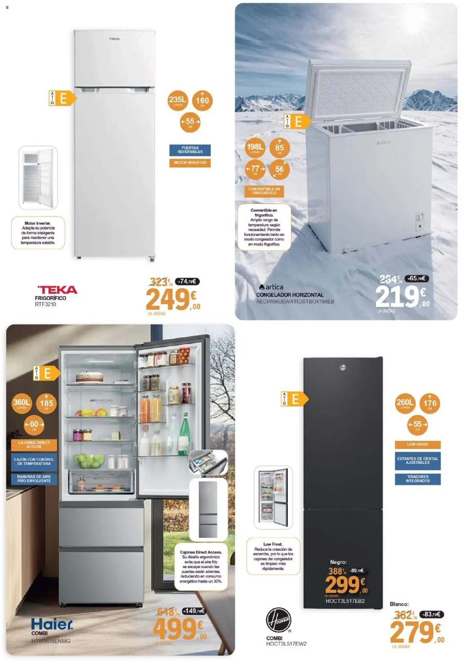 E.Leclerc folleto │ válido desde el 01.05.2026 | Página: 2 | Productos: Congelador, Combi