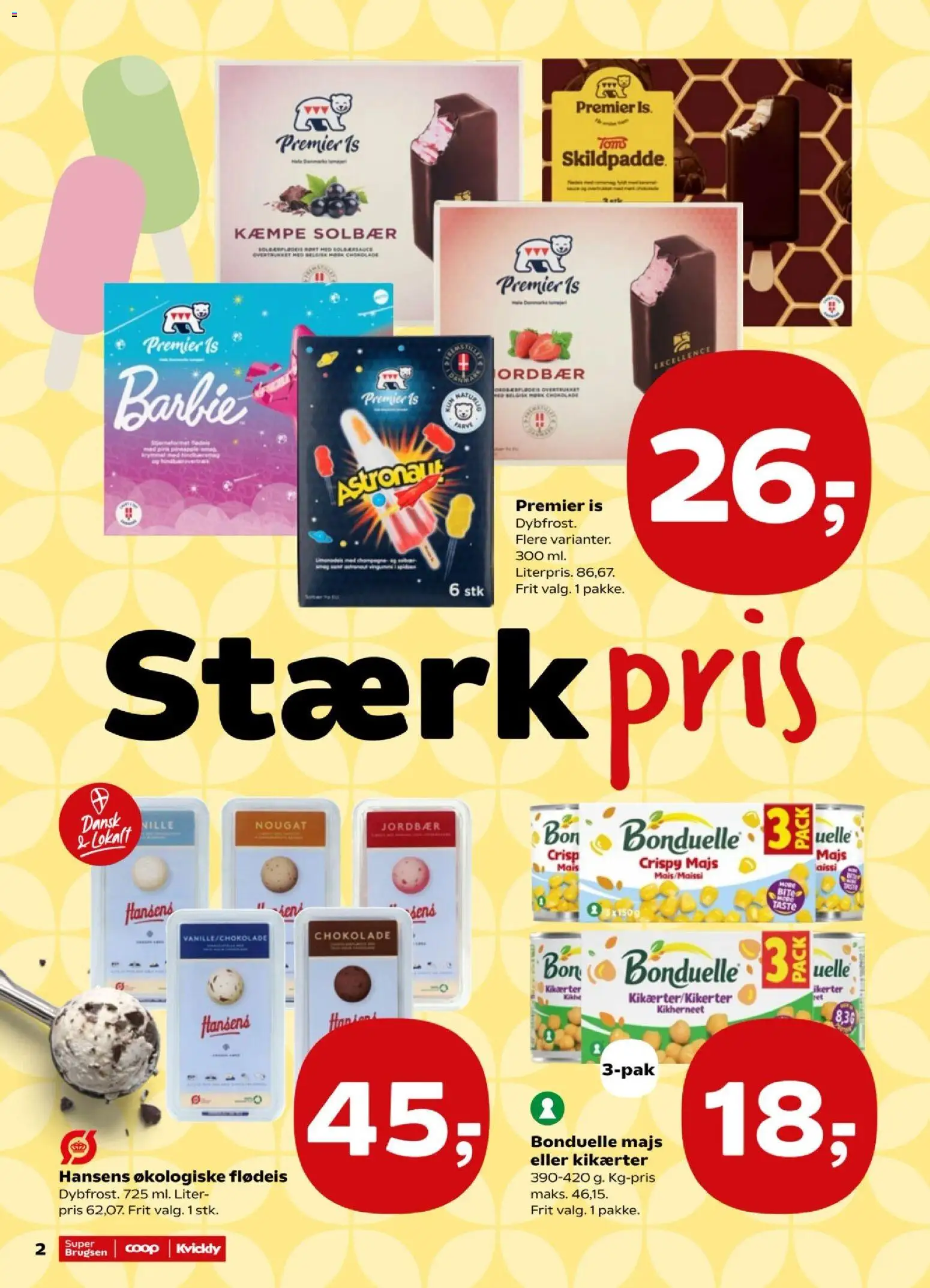 Kvickly tilbudsavis – gyldig fra 02/07/2026 | Side: 2 | Produkter: Chokolade, Flødeis, Solbær, Nougat
