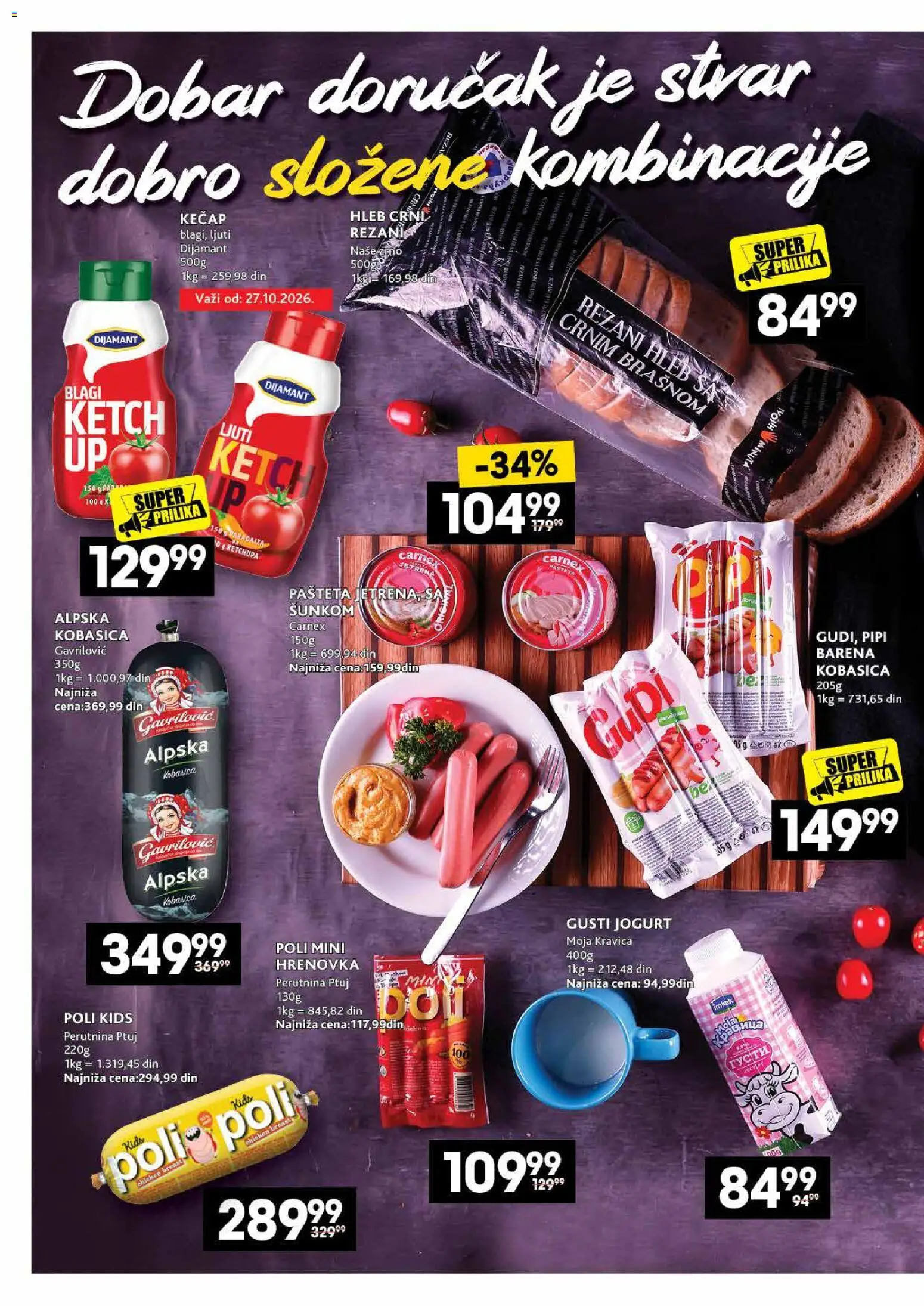 Idea katalog - važi od 26.10.2026 | Strana: 22 | Proizvode: Rezani hleb, Moja kravica, Hleb, Pašteta