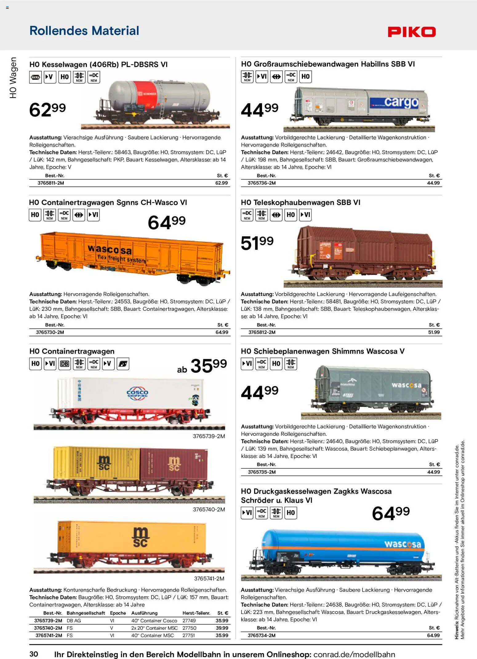 Conrad Modellbahn Katalog – gültig ab 07.09.2026 | Seite: 34