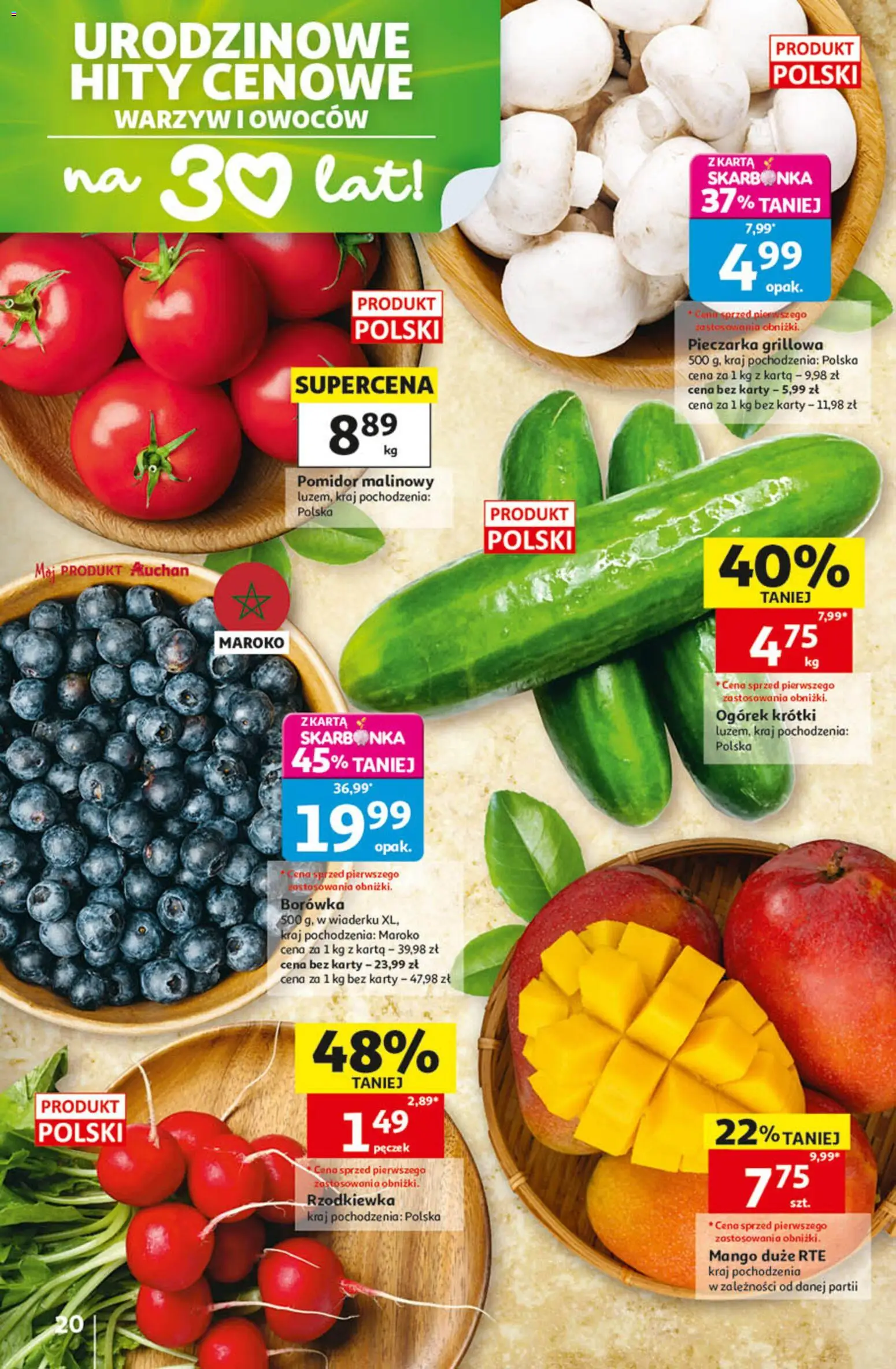 Auchan gazetka - 30 Lat Hipermarket od 14.05.2026 | Strona: 20