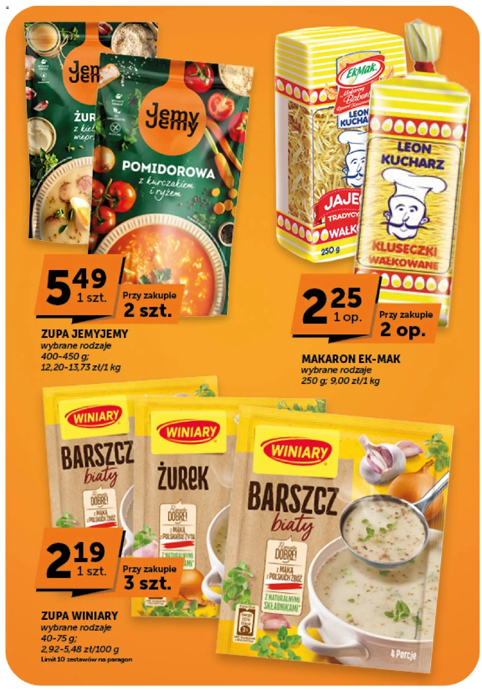 Groszek gazetka od 20.08.2026 | Strona: 17 | Produkty: Barszcz, Zurek, Zupa, Makaron
