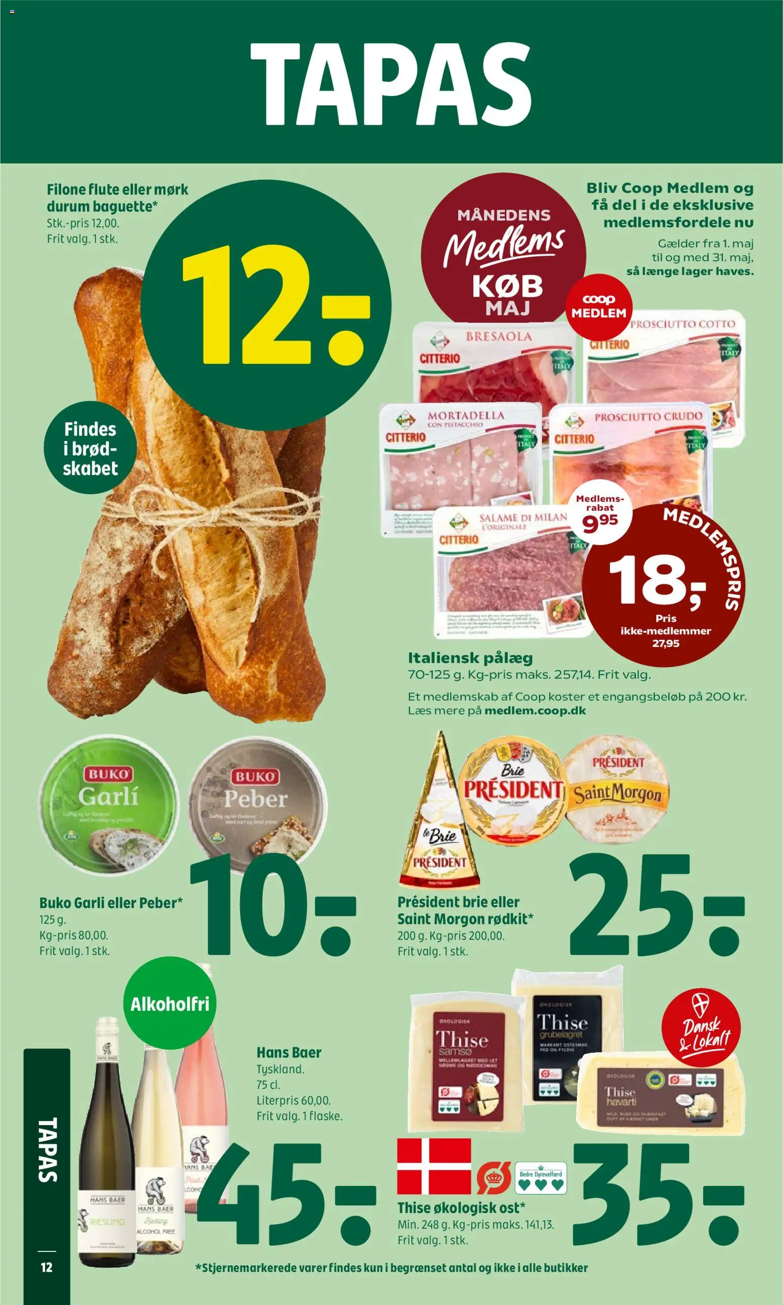 Coop 365 tilbudsavis – gyldig fra 07.05.2026 | Side: 14 | Produkter: Brød, Pålæg, Peber