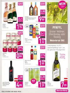 Sutterlüty Flugblatt ab 17.09.2026 gültig | Seite: 11 | Produkte: Getränke, Sanddorn, Wein, Fisch